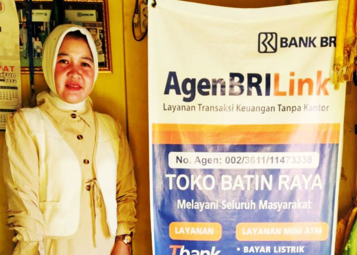 Permudah Tarik Tunai di Desa, Brilink Batin Raya juga Layani Penarikan Bantuan PKH 