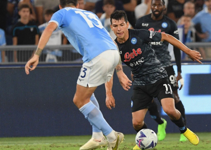 Pekan Kelima Liga Italia 2022-2023,  Main Dikandang Sendiri Lazio Harus Akui Keunggulan Napoli dengan Skor 2:1