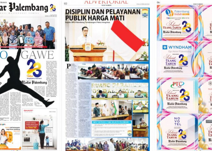 23 Tahun Harian Radar Palembang, Mengapa Ada Logo Jordan? 