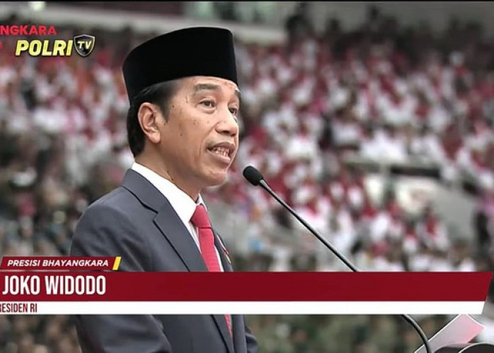 Polisi Diawasi Masyarakat, Hati-hati! Ini Pesan Jokowi di Hari Bhayangkara ke-77