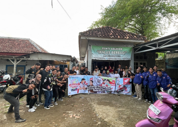 Honda Bikers Soleh, Komunitas Honda Palembang Bagi Takjil, Bantu Masjid dan Panti di Bulan Ramadan