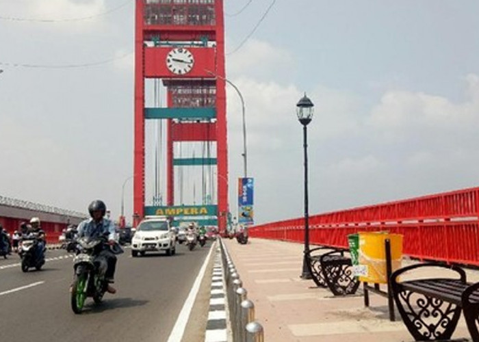 Polrestabes Palembang Tutup Jembatan Ampera Saat Salat Id, Ini Rekasya Lalulintas di Hari Raya Idul Ditri 2026