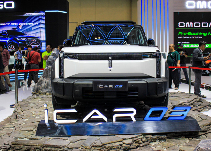 Chery Kenalkan Mobil Off-Road Listrik Pertama di Indonesia, iCAR 03 RamaikanPameran Otomotif GIIAS 2024