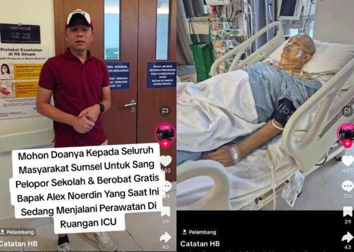 Alex Noerdin Dilarikan ke Rumah Sakit di Jakarta, Kondisi Kesehatan Dikabarkan Menurun, Dirawat di ICU