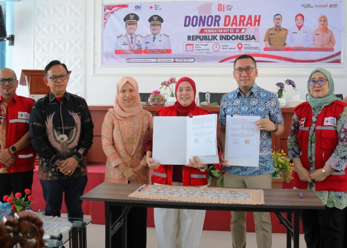 Kominfo Palembang Gelar Donor Darah Sambut HUT ke-81 RI