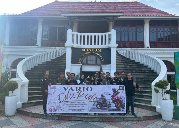 Rangkaian Hari Pendidikan, Astra Motor Sumsel dan Komunitas Motor Honda Gelar Vario Eduride, Ini Kegiatannya