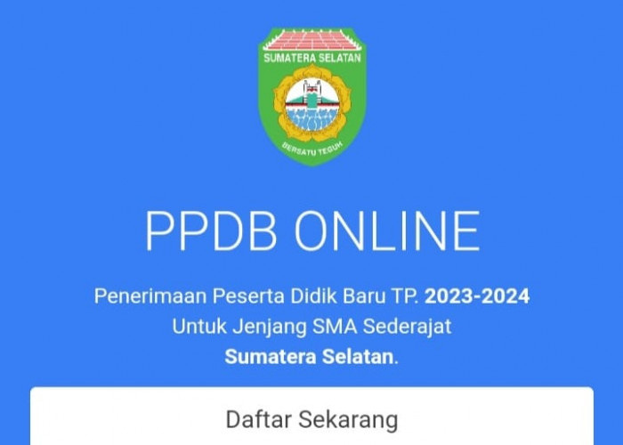 PPDB 2023 SMA Unggulan di Sumsel Resmi Dibuka Hari Ini, Cek Link Pendaftarannya