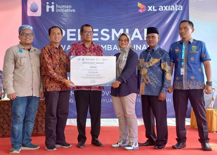 Bantu Masyarakat Sumatera Selatan, XL Axiata Bangun Sarana Air Bersih dan Jembatan Desa di Banyuasin