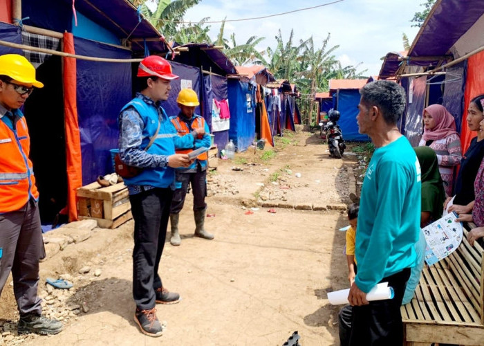 Pascagempa Cianjur, PLN All Out Dukung Pemulihan  Dengan  Alirkan Penyambungan Listrik Sementara di Guntara