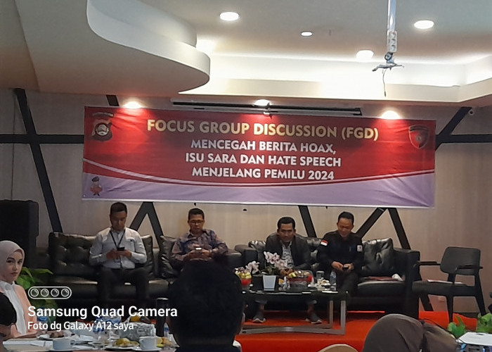 FGD Mencegah Berita  Hoax Jelang Pemilu 2024, Hate Speech dan SARA Meningkat