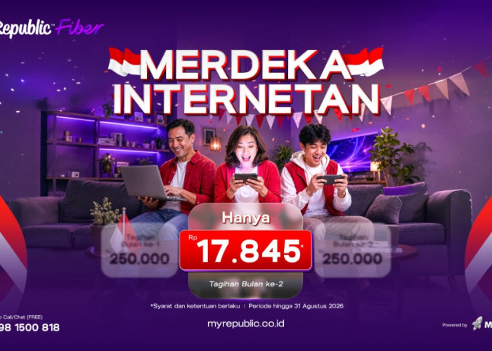Merdeka Internetan! MyRepublic Fiber Tebar Promo Spesial Rp17.845 untuk Koneksi Tanpa Batas