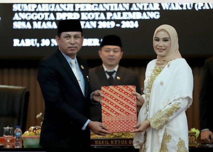 Raudhatul Jannah Resmi Jadi Anggota DPRD Palembang