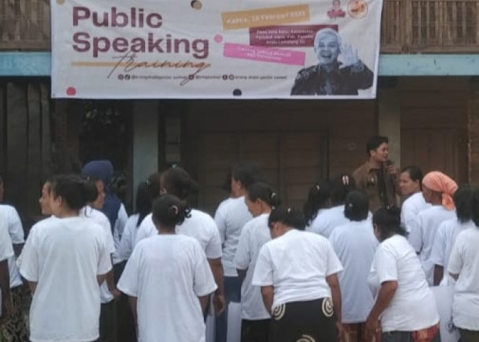 Orang Muda Ganjar Sumsel Adakan Training Public Speaking di Kabupaten Pali