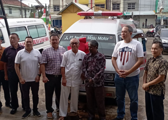 Yayasan Karuna Ganesha Terima Bantuan 1 Mobil Ambulance