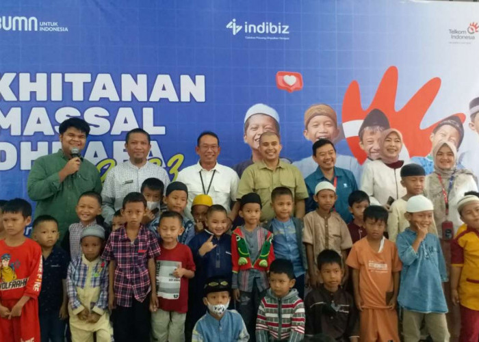 Wujud Penyaluran ZIS Karyawan, PT. TELKOM Witel Sumsel Menggelar Khitanan Masal Barokah di Palembang