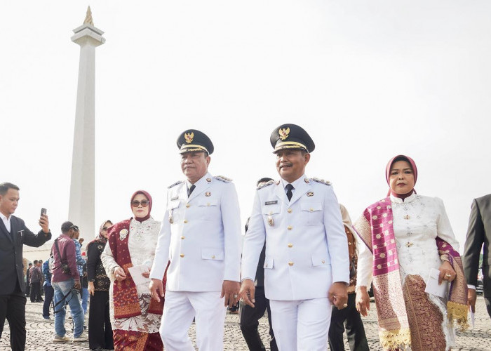 Bupati - Wakil Bupati Muba Resmi Dilantik, Toha Langsung Retret, Rohman Ngantor di Pemkab 