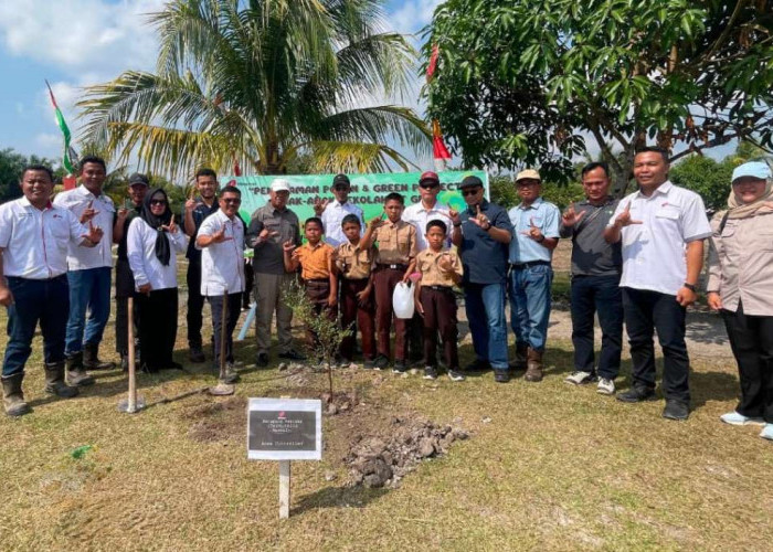 PT GPI Kembangkan Green Project Sekolah Berwawasan Lingkungan dan Ramah Anak di Muba 