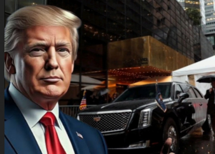 Ketangguhan Mobil Kepresidenan Donald Trump, Ban Anti Bocor, Gagang Pintu Bisa Dialiri Listrik