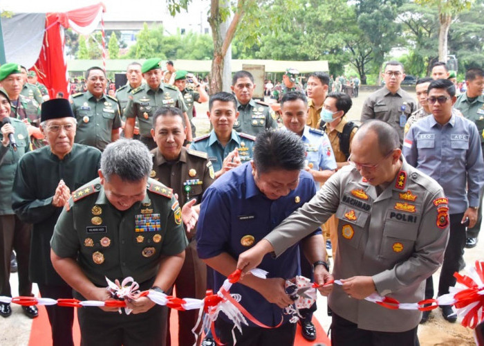 Pangdam II Sriwijaya Resmikan Gedung Balai Prajurit, Sport Center Korem 044 Gapo dan Stadion Garuda Sriwijaya