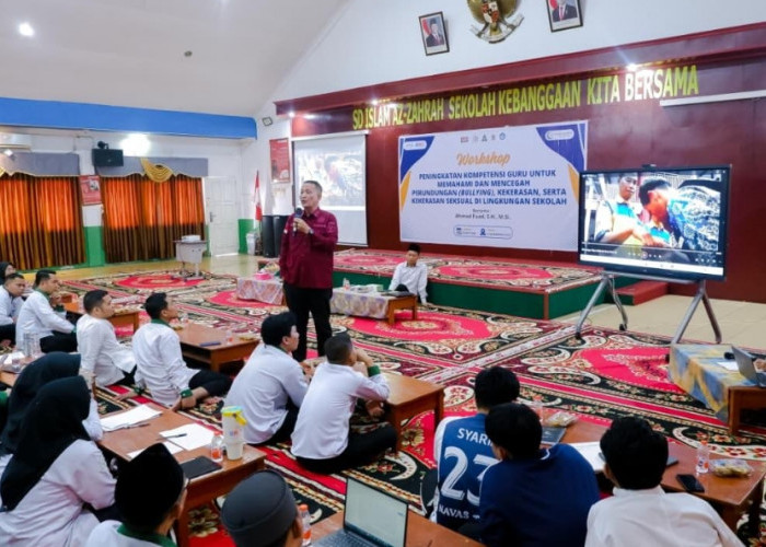 Kemenkum Sumsel Berikan Penyuluhan Hukum Cegah Perundungan kepada Guru SD di Palembang