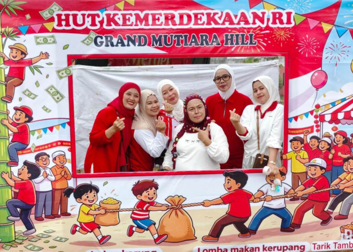 Meriah, 100 KK Ramaikan Semarak HUT ke-81 RI di Grand Mutiara Hills Lebung Permai 