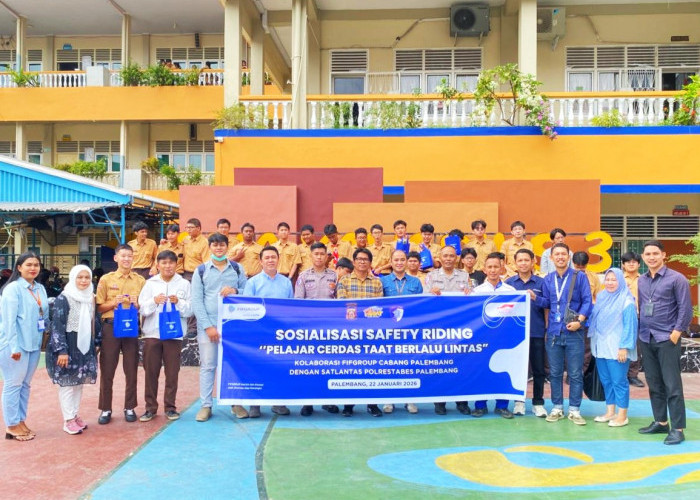 FIFGROUP Cabang Palembang Perkuat Budaya Aman Berlalu Lintas Sejak Dini