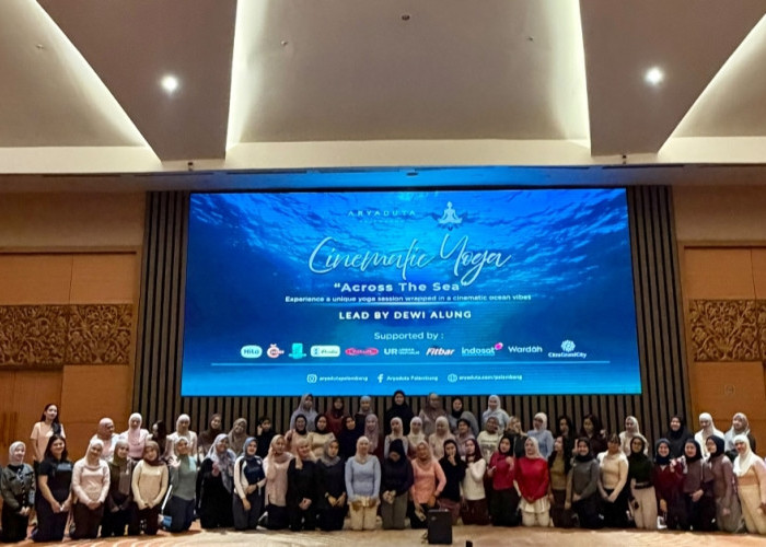 ARYADUTA Palembang Kembali Hadirkan Yoga dengan Nuansa Tepi Laut