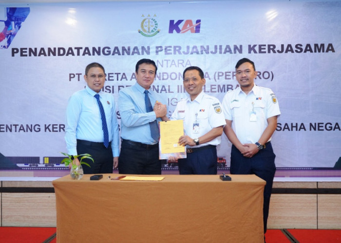 Perkuat Tata Kelola dan Pengamanan Aset, KAI Divre III Palembang Jalin Sinergi dengan Kejari Palembang