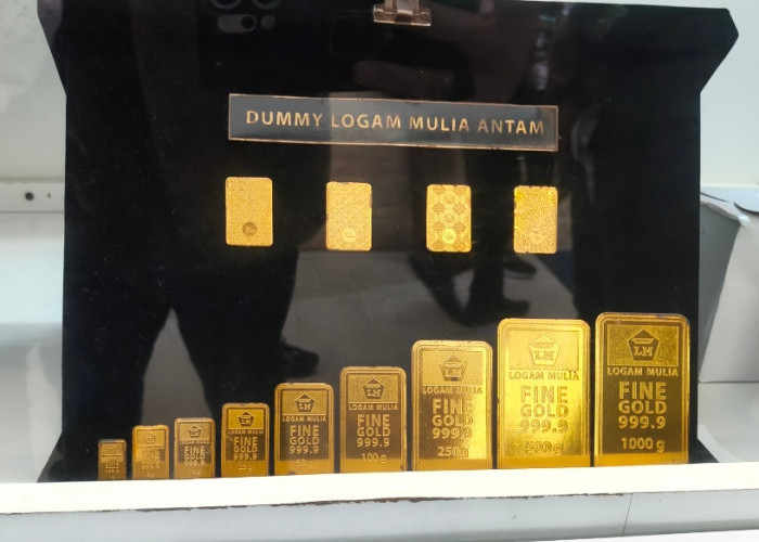 Harga Emas Antam Hari Ini Kamis 23 April 2026 Anjlok Rp 25 Ribu, Logam Mulia 2 Gram Turun Jadi Rp 5,55 Juta