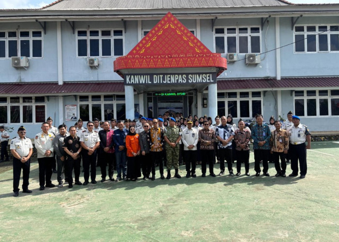 Kemenkum Sumsel Ikuti Apel Ikrar Berantas Narkoba, Handphone Ilegal dan Praktik Penipuan di Lapas dan Rutan