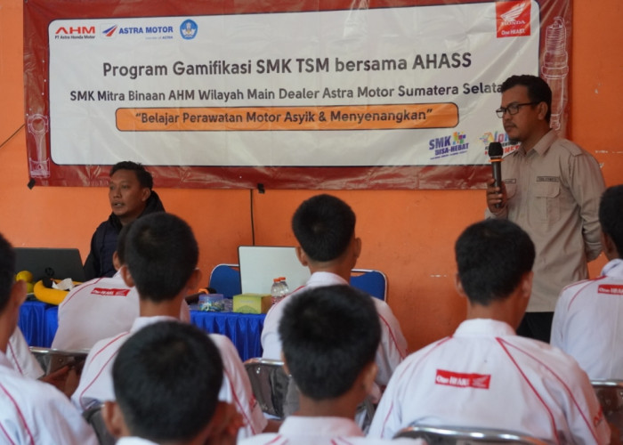 Astra Motor Sumsel Gamifikasi SMK Bersama AHASS, Dorong Semangat Belajar 193 Siswa Teknik Sepeda Motor 