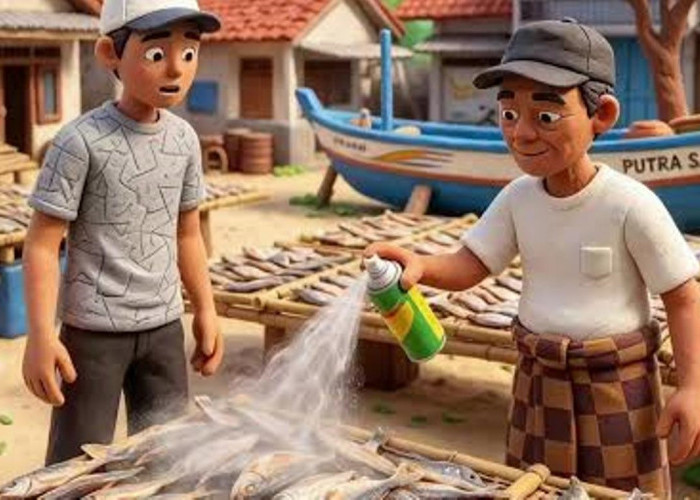 Viral, Ikan Asin Disemprot Baygon, Ini Dampak yang Terjadi Kalau Sampai Dikonsumsi