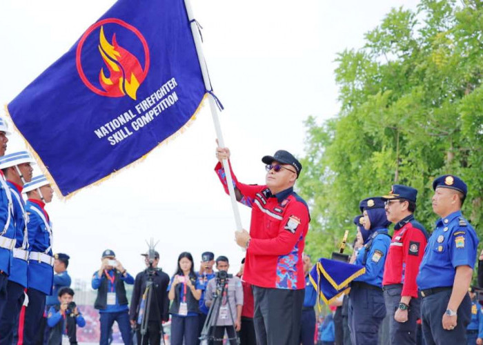 Sekda Aprizal Hasyim Sambut 42 Tim Damkar se-Indonesia di National Firefighter Skill Competition 2026