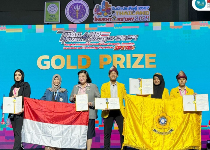 Hebat! Mahasiswa Unsri Borong 11 Medali di Ajang Thailand Inventor Day IPITEX 2024