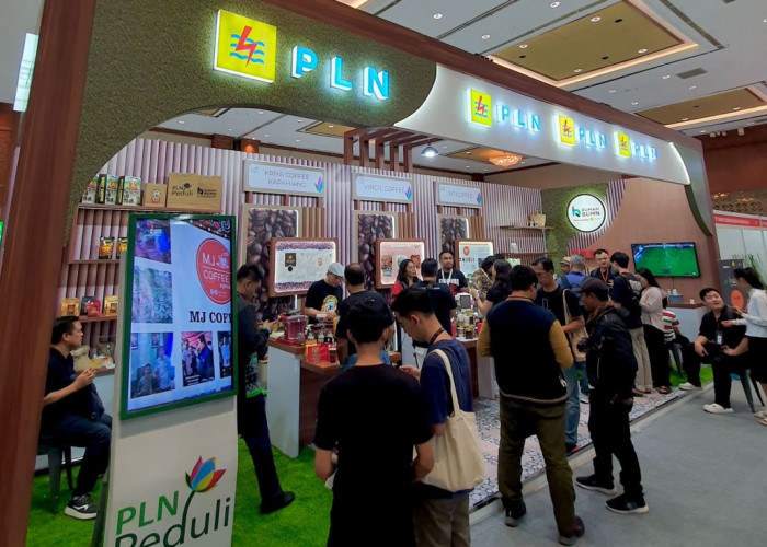 UMKM Binaan PLN Laris Manis di Indonesia Premium Coffee Expo 2023