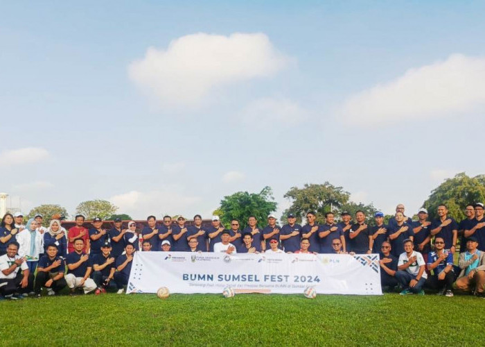 Tingkatkan Sinergi melalui Olahraga, BUMN se-Kota Palembang Selenggarakan BUMN Sumsel Fest 2024