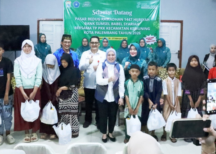 TP PKK Palembang Apresiasi Pasar Bedug Kemuning, Wadah Berkah Bagi Pelaku UMKM