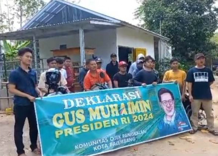 Komunitas Ojek Pangkalan Palembang Dukung Muhaimin Iskandar di Pilpres 2024, Ini Alasannya