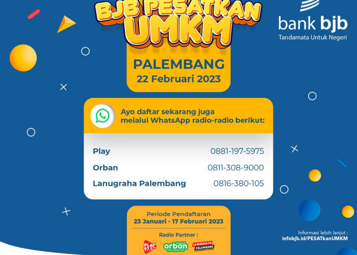 Yuk, Ikuti Workshop Bisnis bjb PESATkan UMKM di Palembang   