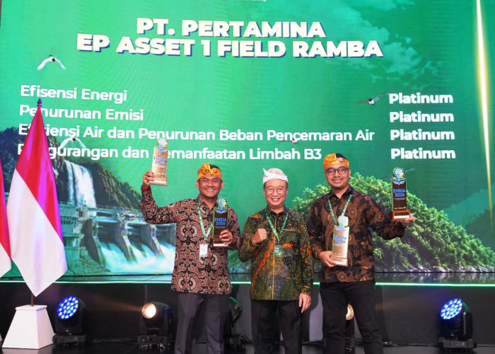 Pertamina EP Ramba Raih Penghargaan Platinum IRBA dan ENSIA 2026