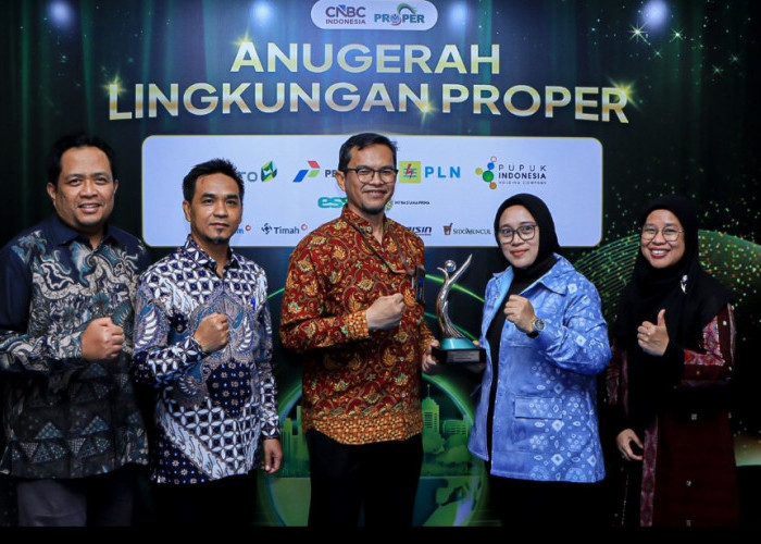 Terapkan Komitmen Pengelolaan Lingkungan Berkelanjutan, PT Pusri Palembang Raih Proper Hijau dari KLH BPLH