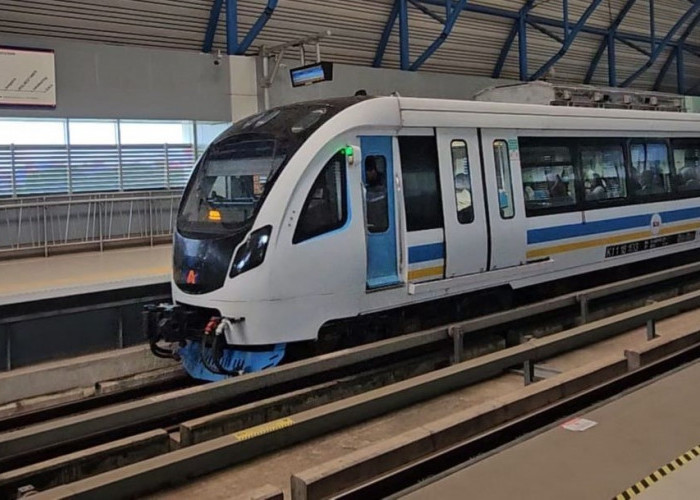 Layanan LRT Sumsel Berjalan Normal dDengan Utamakan Keselamatan, Imbau Pelanggan Kenakan Masker Saat Bepergian