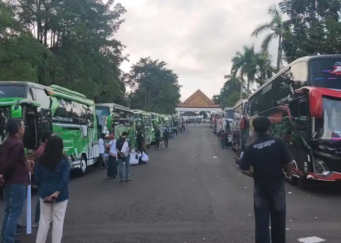 Pemprov Sumsel Berangkatkan 27 Bus Pemudik Gratis