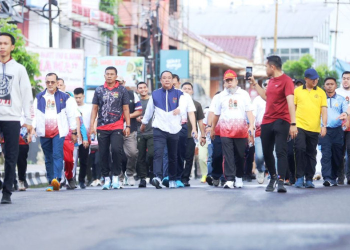 Jalan Santai HUT ke-80 Sumsel, Ribuan ASN dan Warga Meriahkan Kebersamaan Wujudkan Sumsel Mandiri