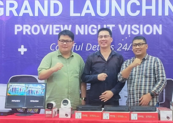Produk CCTV Bakal Booming Mulai Maret Nanti, Palembang Grand Launching Proview Night Vision, Ini Keunggulannya