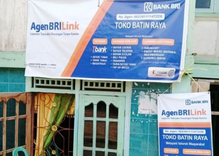 Bantu Pencairan dan PKH, Brilink Bating Raya Talang Pangeran Layani Pencairan Jemput Bola