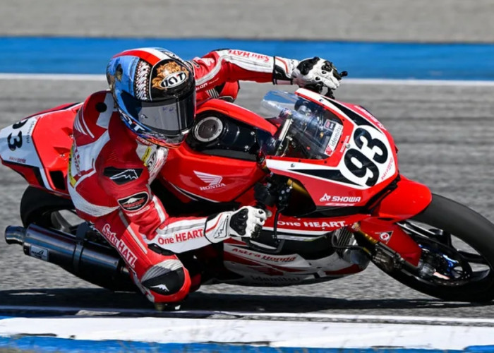 Fadilah Arbi Aditama Finish Podium Ketiga, Kukuhkan Gelar Juara ARRC 2025 Kelas AP250, AHM: Kami Bangga