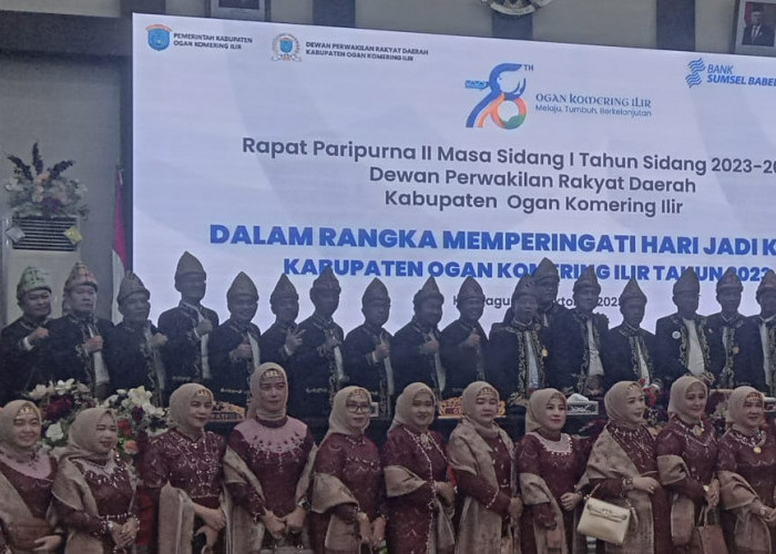 Rapat Paripurna DPRD Hari Jadi Kabupaten OKI ke-78 Sukses
