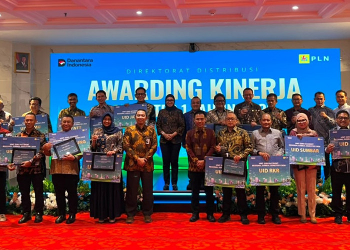 Konsisten Terapkan Budaya K3, PLN UID S2JB Sabet Penghargaan Zero Accident