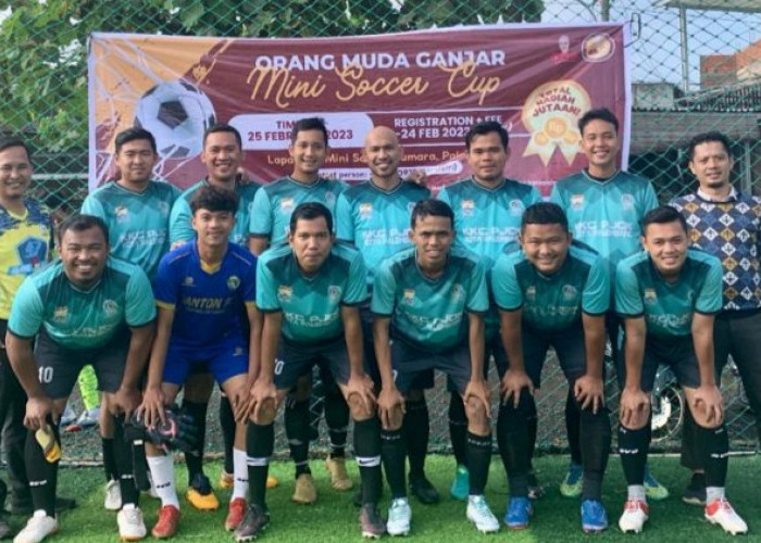 Orang Muda Ganjar Perkuat Silaturahmi dengan Komunitas Mini Soccer di Palembang